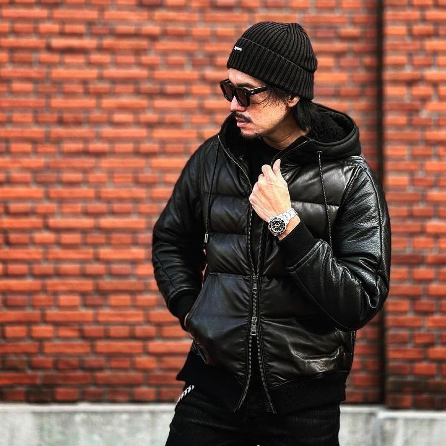 【期間限定販売】Turkish Lamb Nappa & Greek Baby Lamb Mouton Combination Bomber Jacket