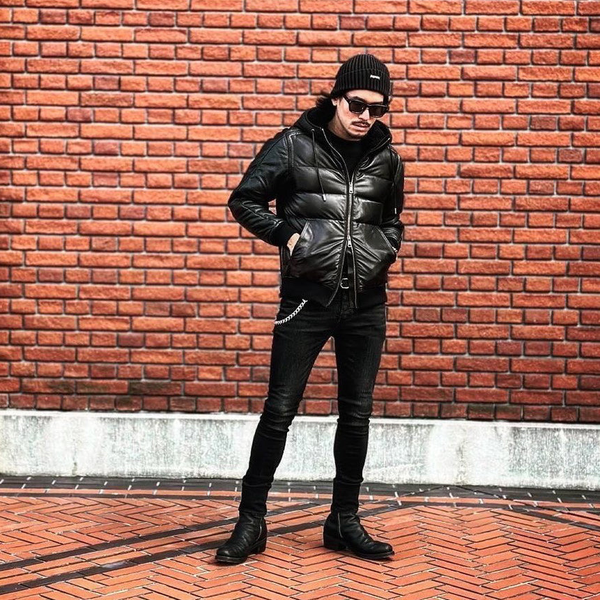 【期間限定販売】Turkish Lamb Nappa & Greek Baby Lamb Mouton Combination Bomber Jacket