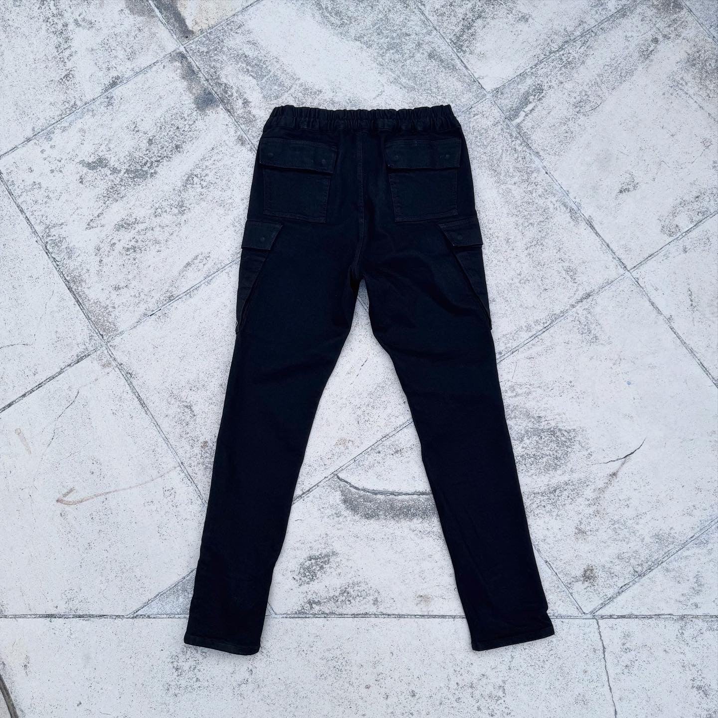 「DERANGE(デランジ)」ONE WASH DENIM CARGO SKINNY PANTS