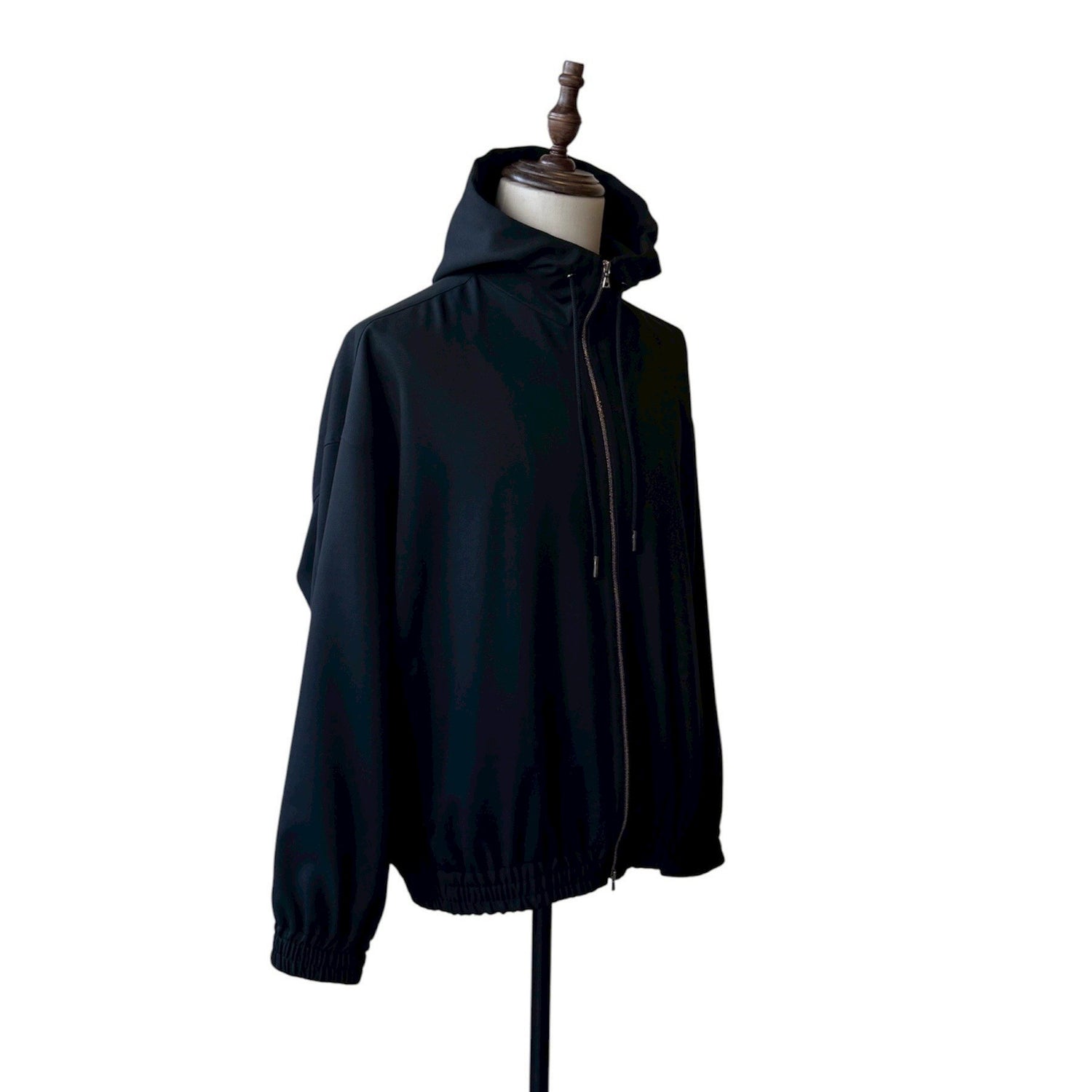 「SLIVER(スリバー)」TWR KERSEY ZIP-UP PARKA BLACK