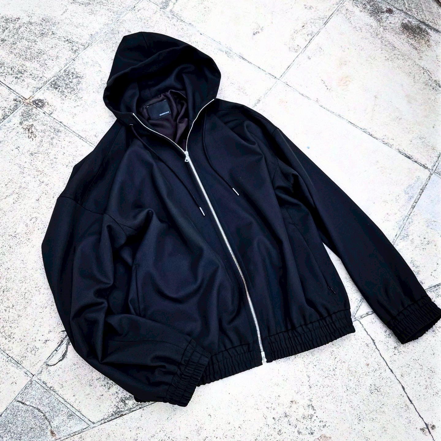 「SLIVER(スリバー)」TWR KERSEY ZIP-UP PARKA BLACK