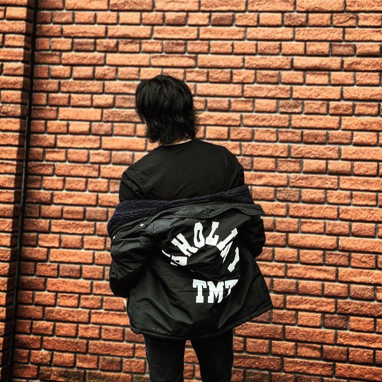 BIG LOGO NYLON BOA JACKET