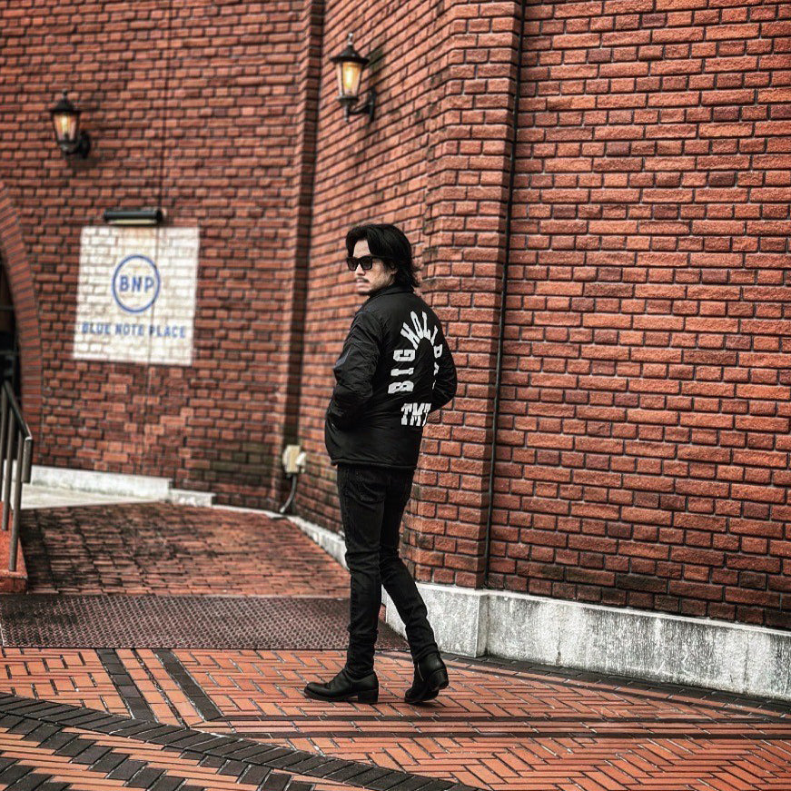 BIG LOGO NYLON BOA JACKET