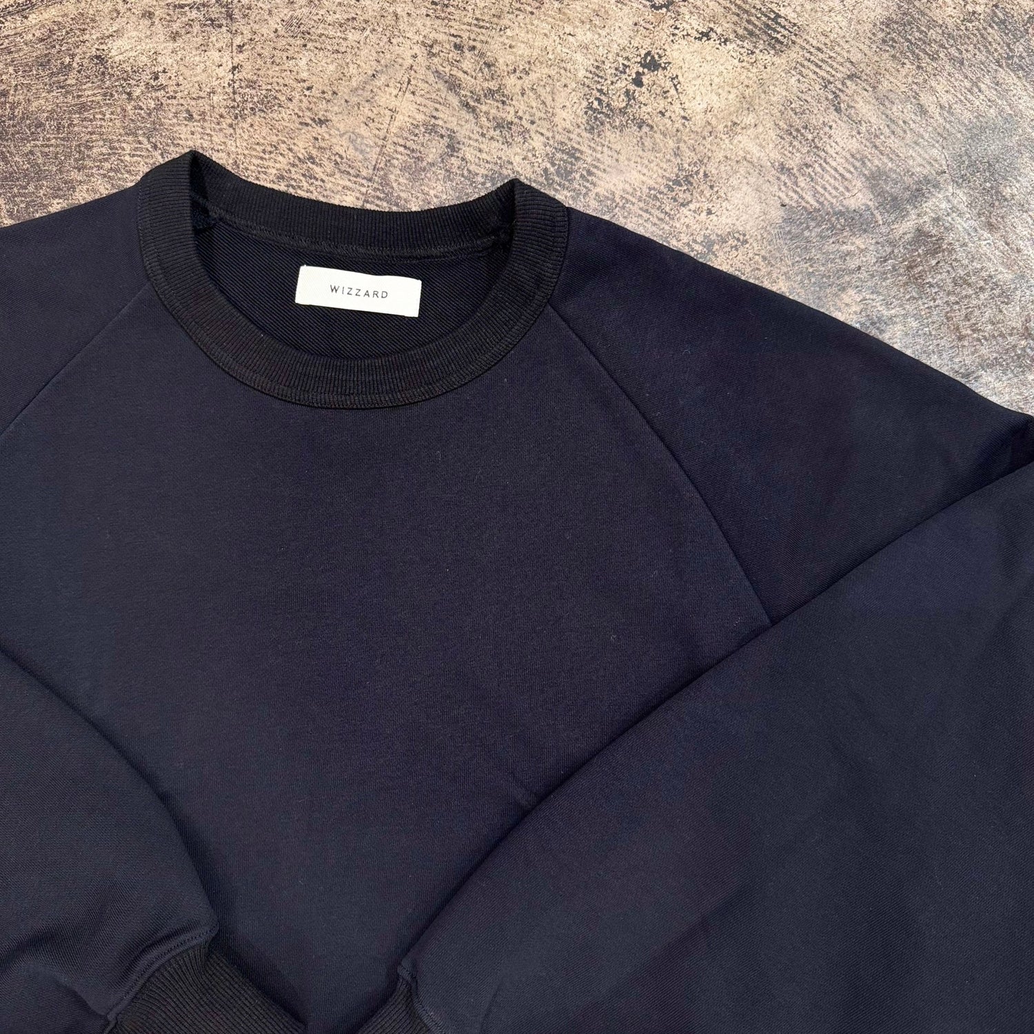 THE BAR x WIZZARD SIDE ZIP SWEAT #BLACK