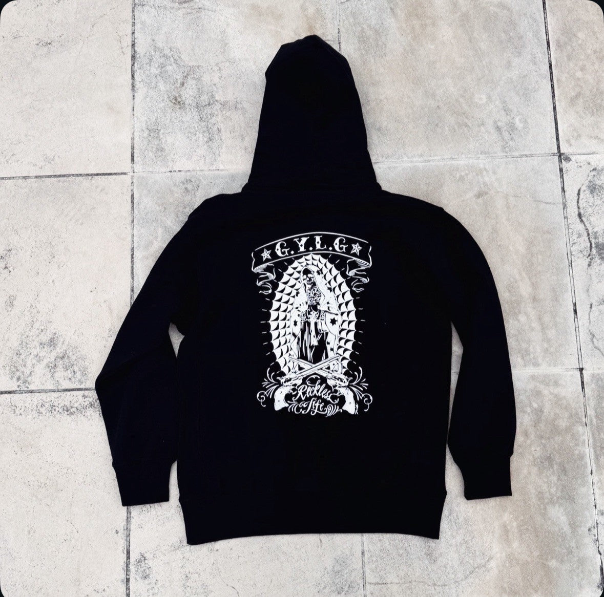 【THE BAR限定販売】別注L/S 12oz Fleece Lined Sweat W-ZIP Hoodie