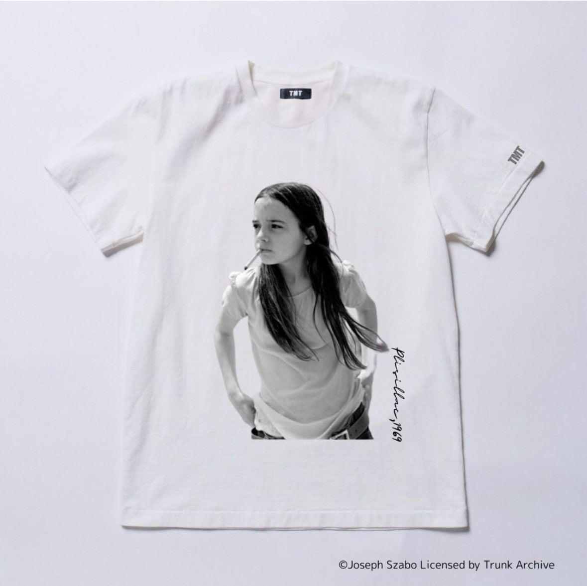 【TMT×Joseph Szabo】DRY COTTON S/S TEE (girl) ホワイト