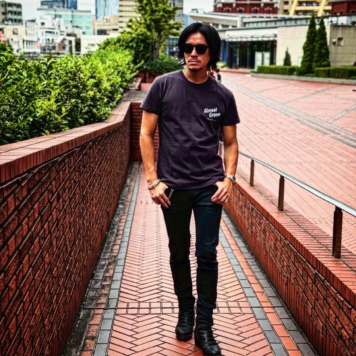 【TMT×Joseph Szabo】DRY COTTON S/S TEE (surf) ブラック