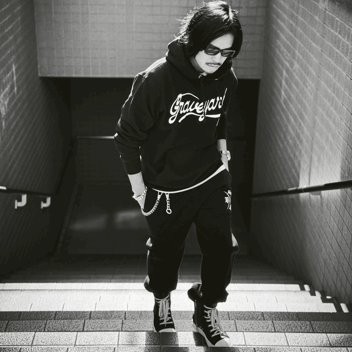 【THE BAR限定販売】別注L/S 12oz Fleece Lined Sweat Hoodie