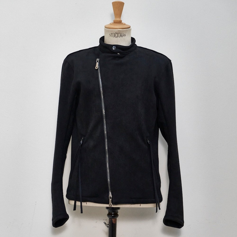 MO3039 HI TENTION ECO SUEDE ASM RIDERS JACKET #09 BLACK – THE BAR