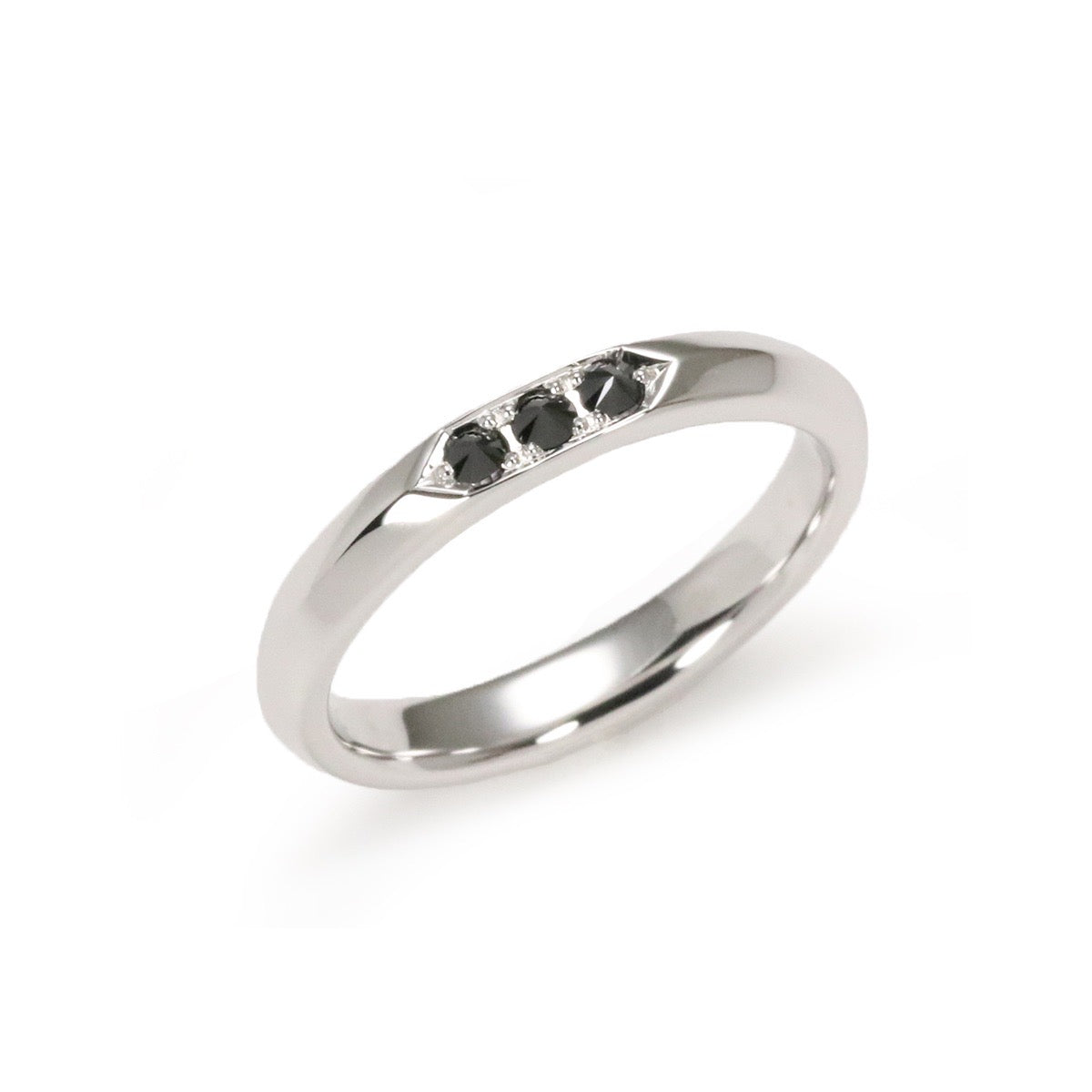 Over Culet Ring Black Diamond