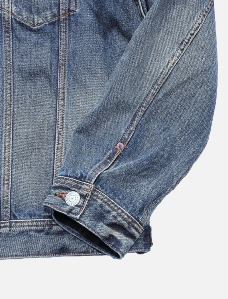 12oz SOFT DENIM TRUCKER JACKET INDIGO LIGHT