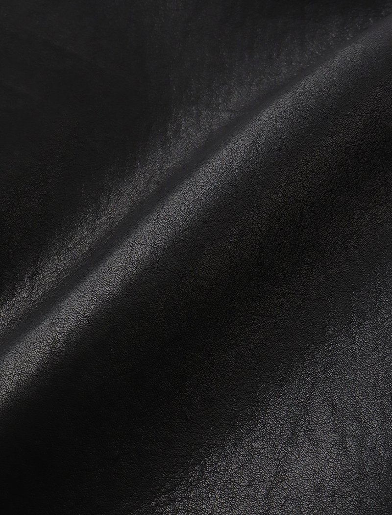 Fake mouton jacket Black/Ivory
