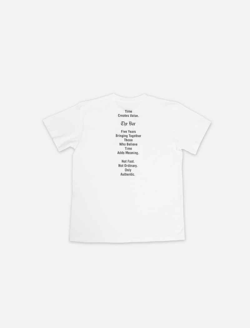 GRAPHIC T-SHIRT "THE BAR 5th Anniv."