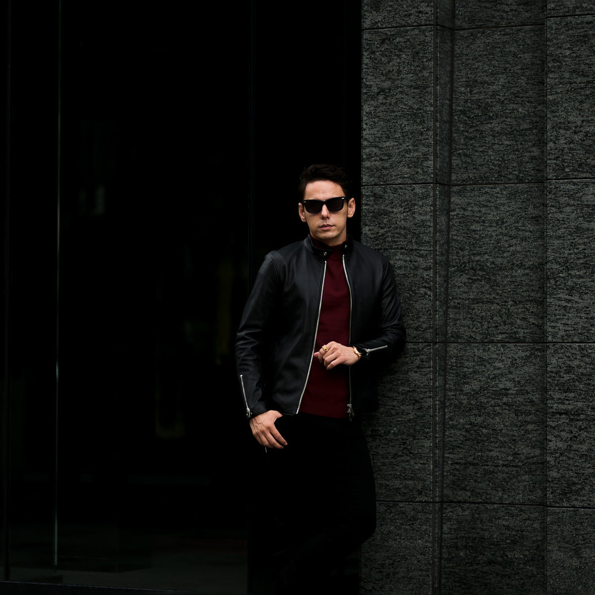 RICHARD ラムレザー シングル ライダース – THE BAR