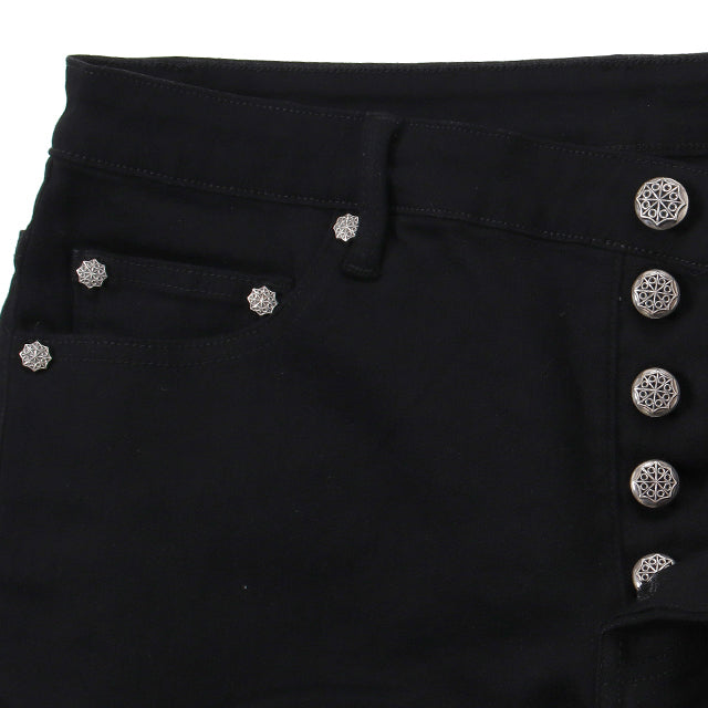 ID5511 Skinny Jeans #Black 01