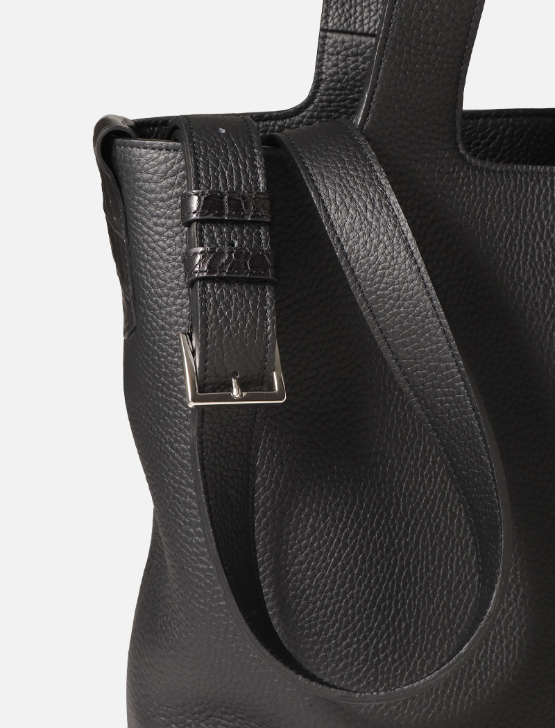 Haute leather tote bag / inner bag