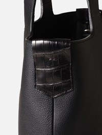 Haute leather tote bag