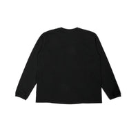 ID1905 US COTTON STUDS LONG T-SHIRT BLACK