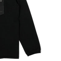 ID1905 US COTTON STUDS LONG T-SHIRT BLACK