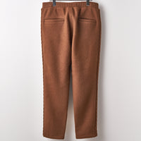 Wool felt cable ankle pants Camel