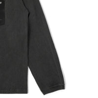 ID1905 US COTTON STUDS LONG T-SHIRT VINTAGE BLACK