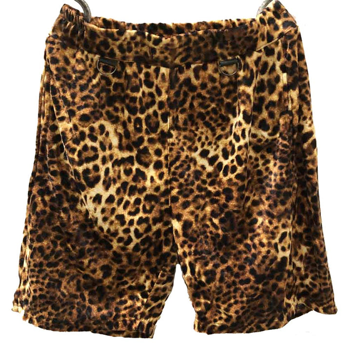 MC2824 Leopard Velor Easy Shorts #50 Leopard