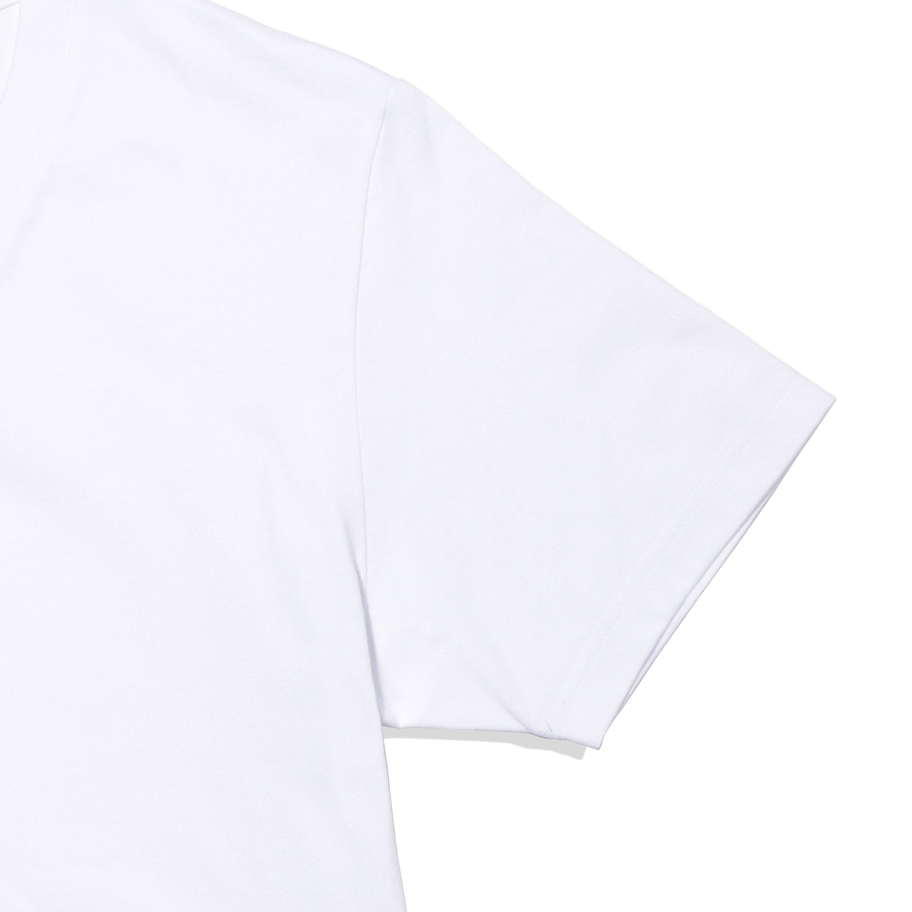 干場×サトシーノ コラボブランド】VネックTシャツ「T-4」#WHITE