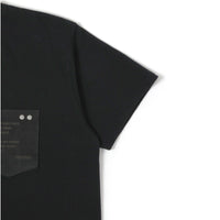 ID1904 US COTTON STUDS T-SHIRT BLACK