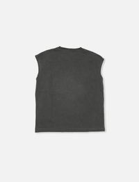 DRY COTTON JERSEY SLEEVELESS TEE (LOGO)