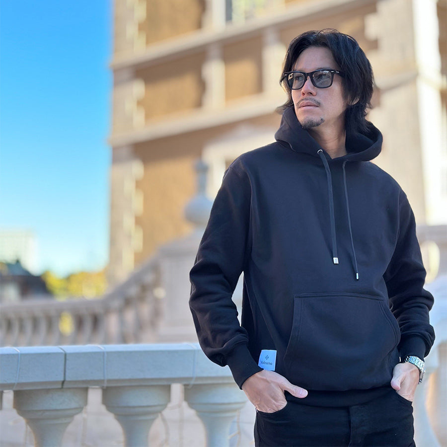 Heavy weight Pullover Parker #BLACK