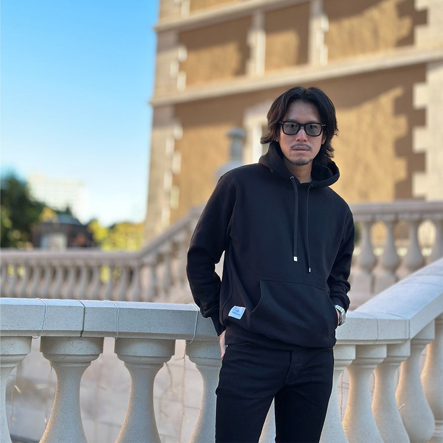 Heavy weight Pullover Parker #BLACK