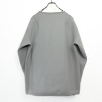 Wool felt liner cardigan Pale Khaki