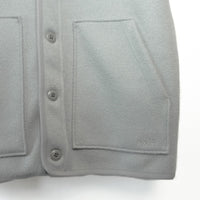 Wool felt liner cardigan Pale Khaki