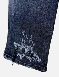 「DERANGE Crushed Special Edition」CLASH DENIM CARGO SKINNY PANTS