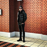 【期間限定販売】Turkish Lamb Nappa & Greek Baby Lamb Mouton Combination Bomber Jacket