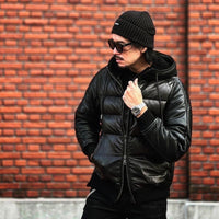 【期間限定販売】Turkish Lamb Nappa & Greek Baby Lamb Mouton Combination Bomber Jacket