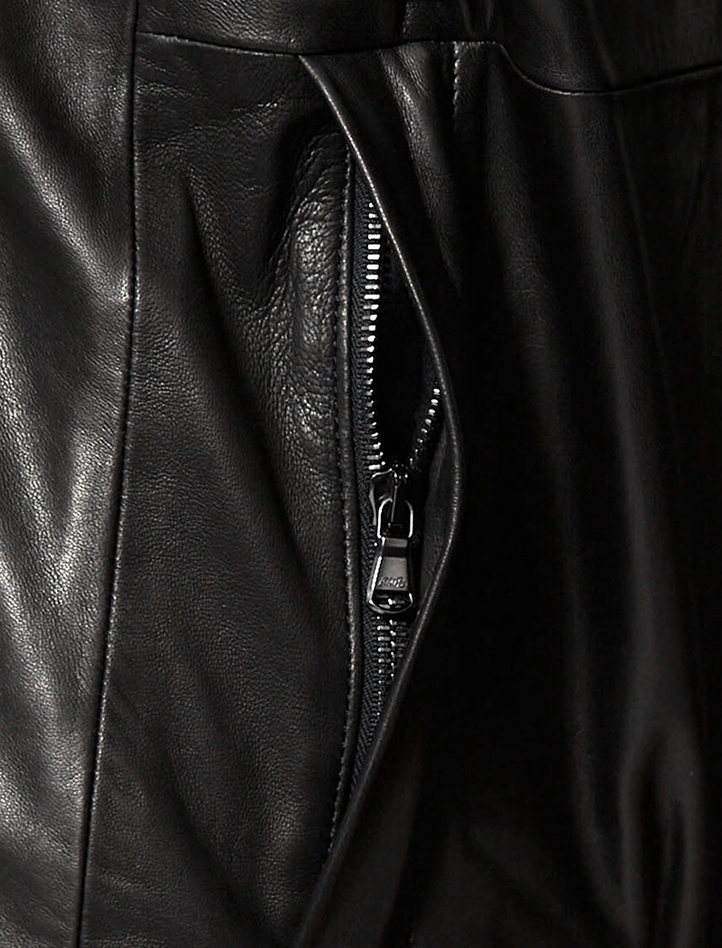 Collarless jacket