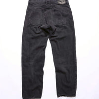 12oz SOFT BLACK DENIM 5P STRAIGHT GREY