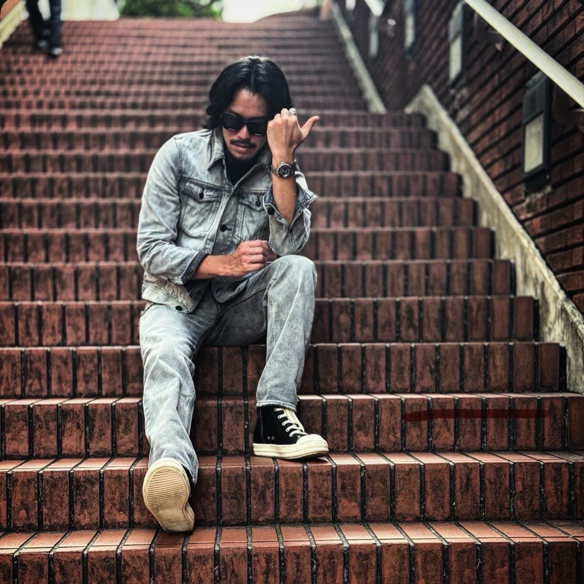 12oz SOFT BLACK DENIM 5P STRAIGHT LIGHT GREY – THE BAR