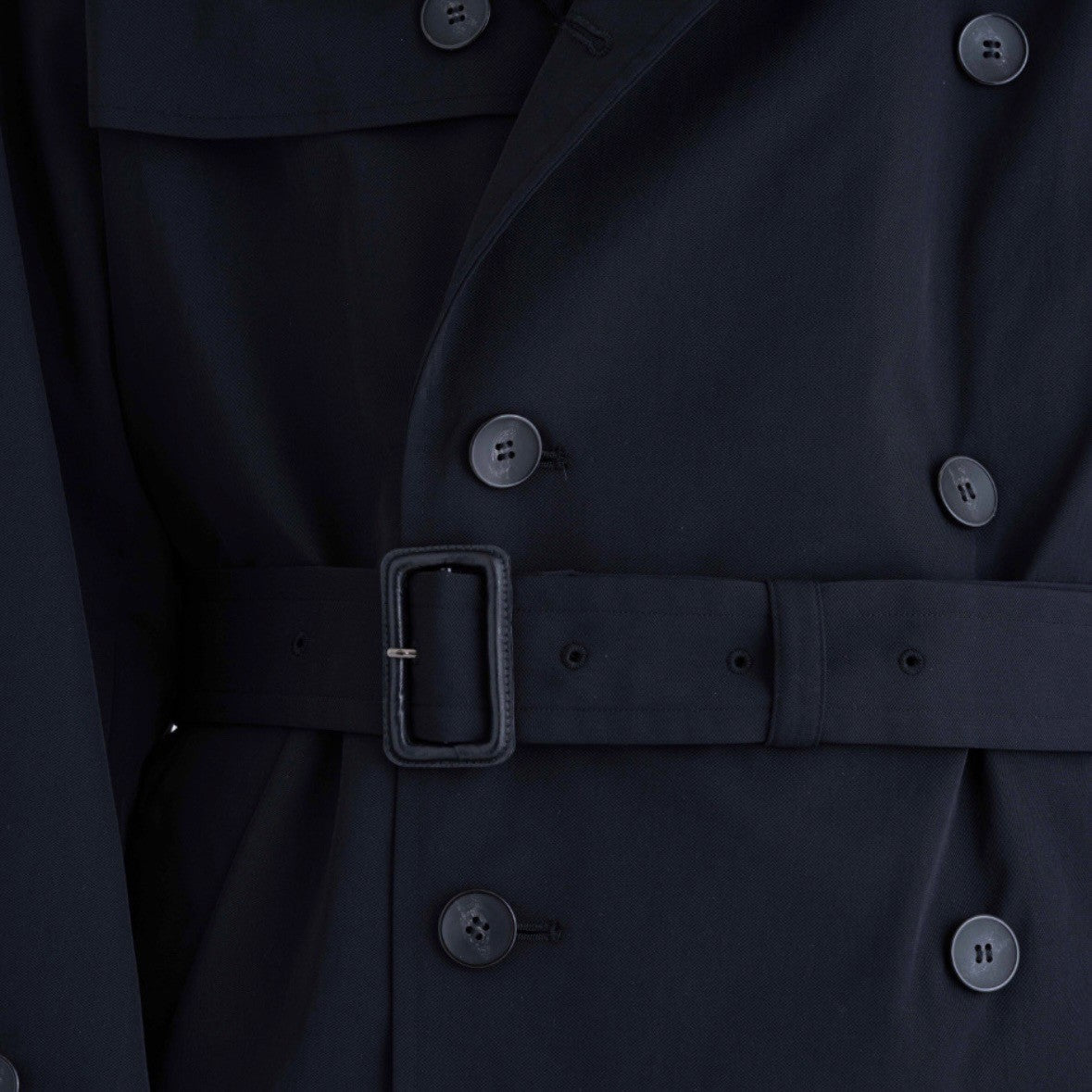 COTTONLIKE TWILL TRENCH COAT