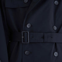 COTTONLIKE TWILL TRENCH COAT