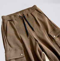Compact spin cotton long shorts brown