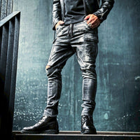 「DERANGE Crushed Special Edition」CLASH DENIM CARGO SKINNY PANTS