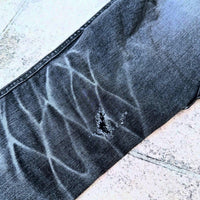 「DERANGE Crushed Special Edition」CLASH DENIM CARGO SKINNY PANTS