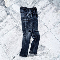 「DERANGE Crushed Special Edition」CLASH DENIM CARGO SKINNY PANTS