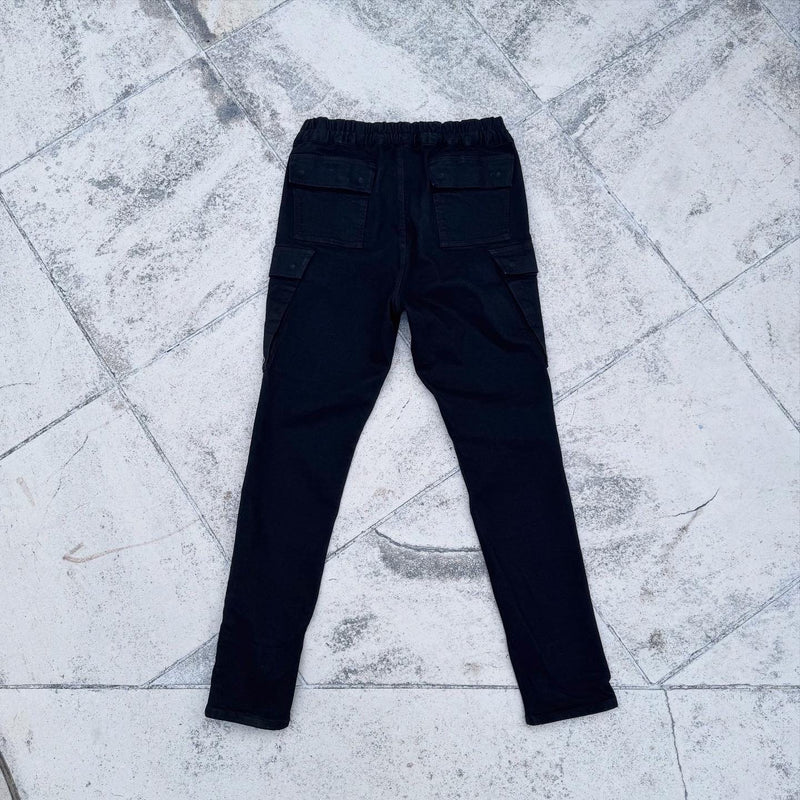 「DERANGE（デランジ）」ONE WASH DENIM CARGO SKINNY PANTS