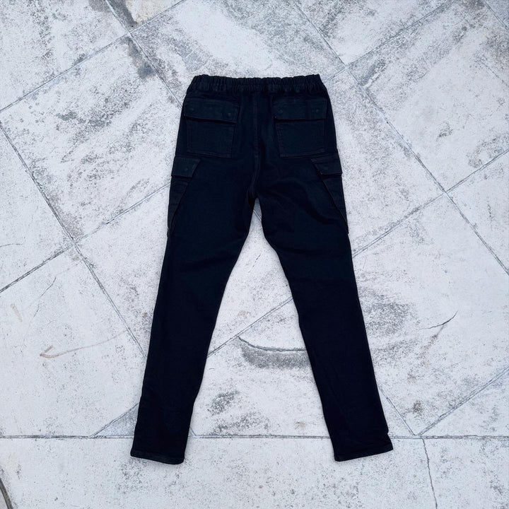 「DERANGE（デランジ）」ONE WASH DENIM CARGO SKINNY PANTS