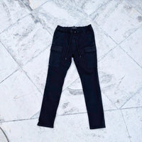 「DERANGE（デランジ）」ONE WASH DENIM CARGO SKINNY PANTS