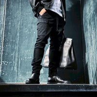 「DERANGE（デランジ）」ONE WASH DENIM CARGO SKINNY PANTS