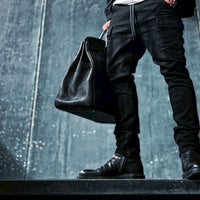 「DERANGE（デランジ）」ONE WASH DENIM CARGO SKINNY PANTS